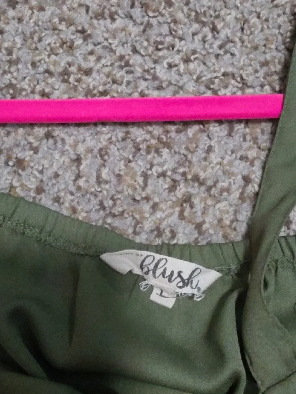 Blush Olive Green Sleeveless Jumpsuit